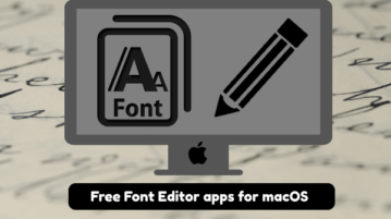 Free font editor mac apps