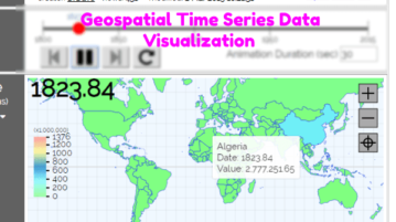 Geospatial Time Series Data Visualization