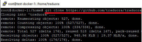 Git clone tradoura