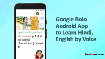 Google Bolo Android App to learn Hindi, English by Voice
