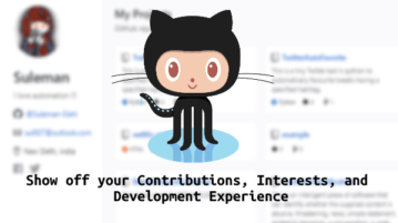 How to Create personal website to show GitHub contributions, interests in 1 click