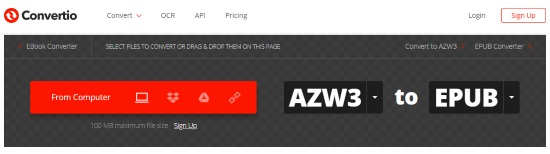 Online AZW3 to EPUB Converter