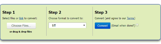 Online EPS to TIFF converter