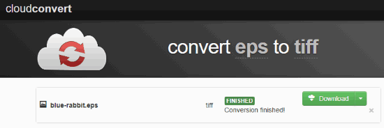 Online EPS to TIFF converter