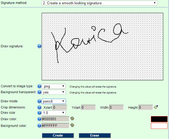 Online Signature Maker