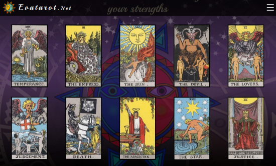 Online Tarot card game