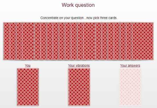 Online Tarot card game