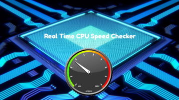 Real Time CPU Speed Checker