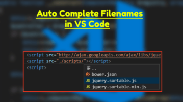 VS Code Plugin to Auto Complete Filenames