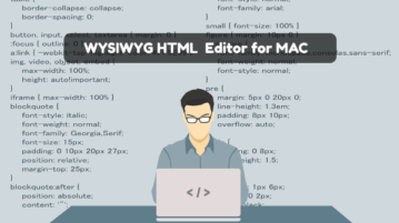 WYSIWYG HTML Editor for MAC