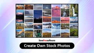 create own stock photos
