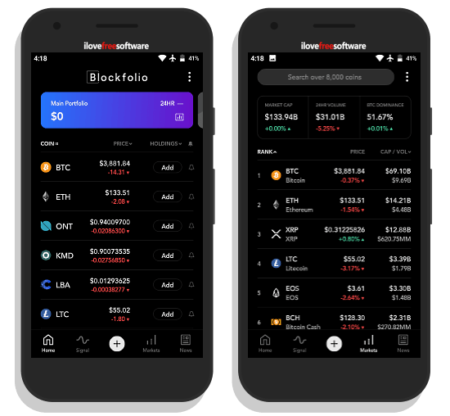 cryptocurrency price tracker app blockfolio