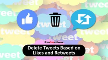 delete tweets based on likes and retweets
