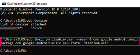 disable system apps on android without root