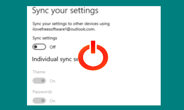 How To Disable Sync Settings For Microsoft Account In Windows 10 