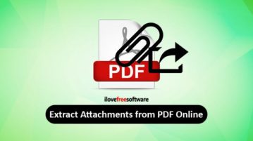 extract attachments from pdf online