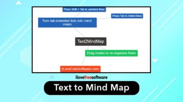 free text to mind map tool