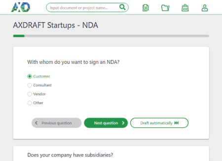 generate legal documents for startup for free