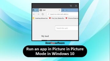 run an app in picture in picture mode windows 10