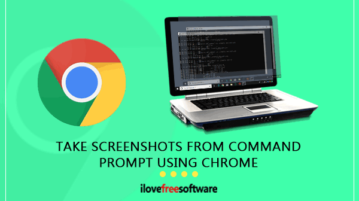 take screenshot from command prompt using chrome