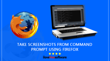 take screenshots from command line using firefox