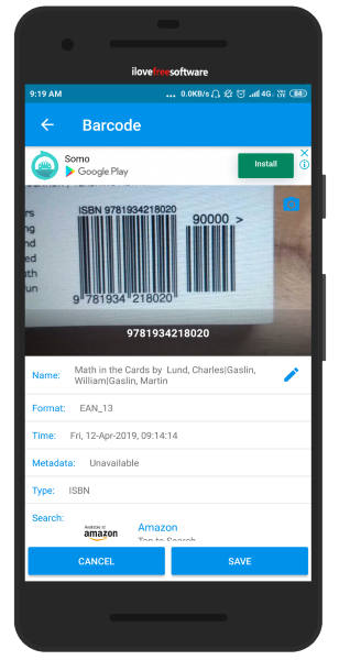 Book Barcode Scanner