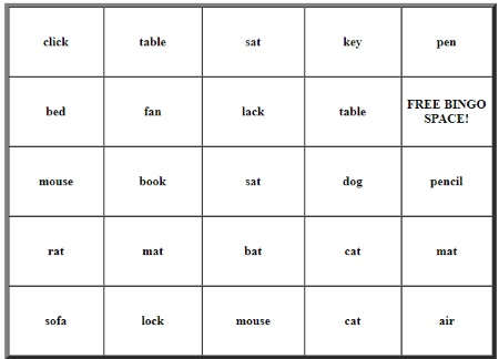 Create custom bingo card