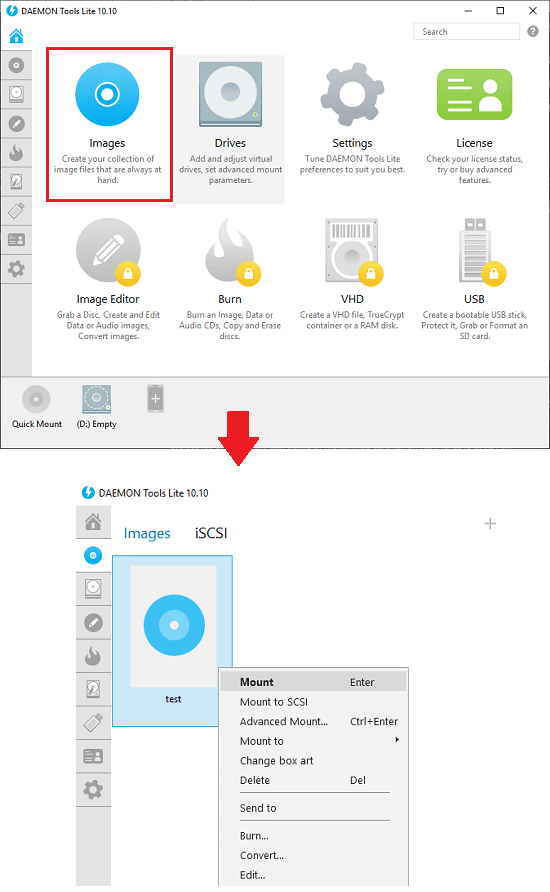 Daemon Tools Lite Mounting NRG Files