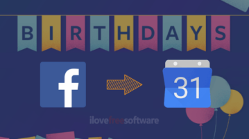 Export Facebook Birthdays