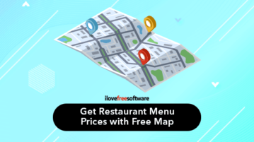 Get restaurant menu prices with free map