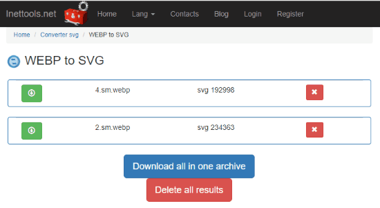 Online WEBP to SVG Converter