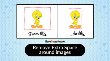 Remove extra space around images