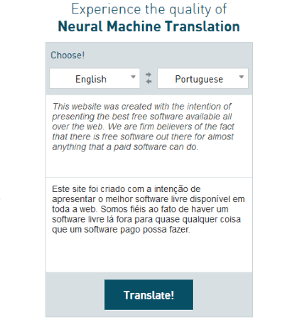 Systransoft.com Text Translation