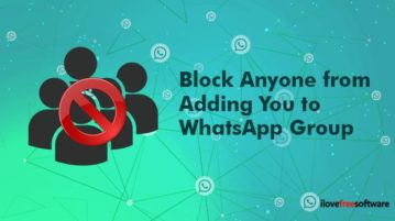 block anyone from adding you to whatsapp group
