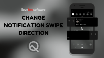 How to Change Notification Swipe Direction in Android Q?