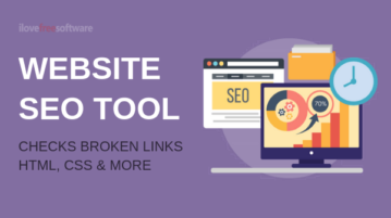 Free SEO Software to Check Broken Links, HTML Errors, CSS Errors