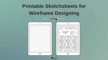 Get Printable Sketchsheet Templates for Wireframe Designing Free