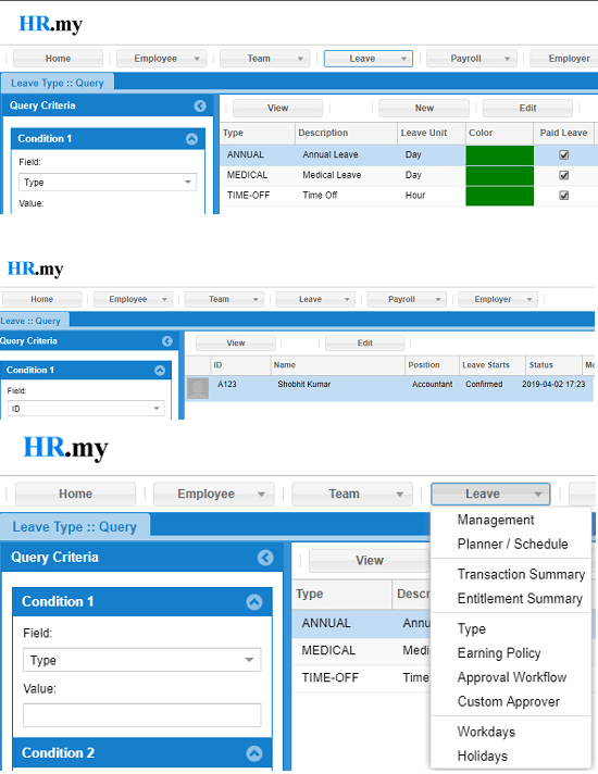 hr my in action