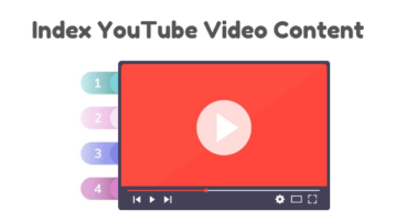 How to Create Index for YouTube Video Content?