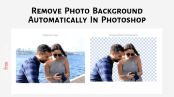 How to Remove Photo Background Automatically in Photoshop in 1-click?