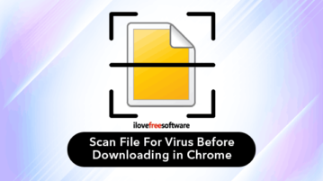 scan file for virus before downloading in chrome