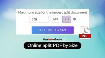split pdf by size