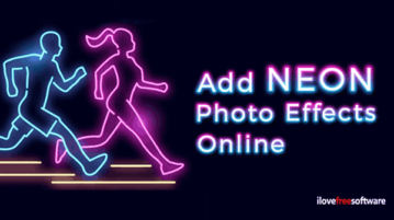 Add Neon Photo Effects Online