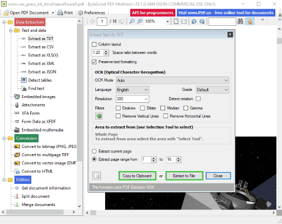 ByteScout PDF Multitool