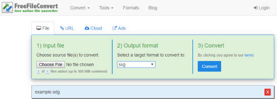Convert ODG to SVG Online