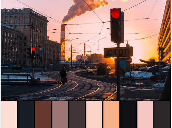 Create Color Palette from Main Colors of Image