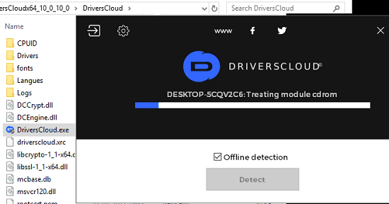 Driver updater with offline hardware