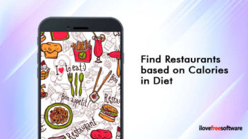 Find restaurants based on calories in diet