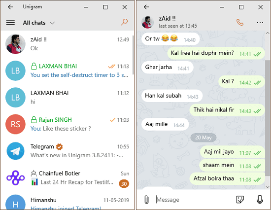 Free Telegram Client for Windows 10 with Multiple Accounts, Secret Chats