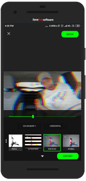 Glitch GIF maker Android app